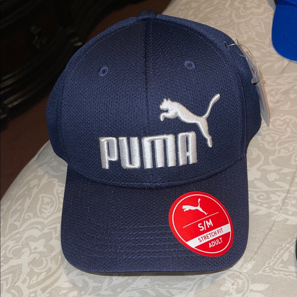 Puma Dark Blue Stretchfit Cap